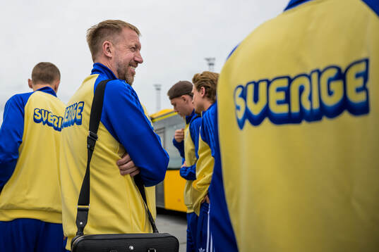 Head coach Graham Potter of the Swedish national football