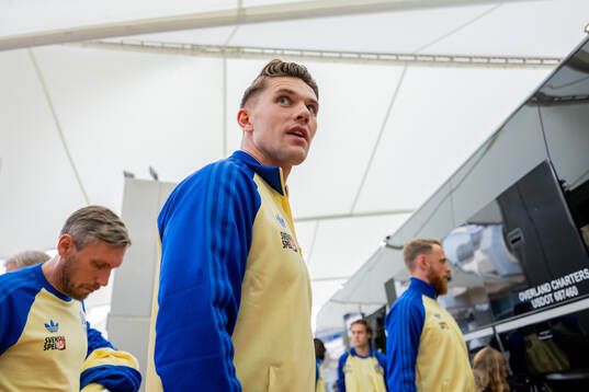 Viktor Gyökeres of the Swedish national football team