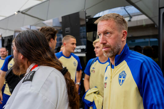 Head coach Graham Potter of the Swedish national football