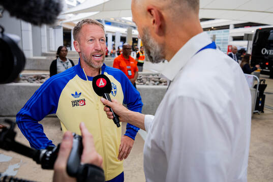 Head coach Graham Potter of the Swedish national football