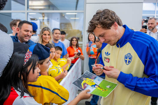 Victor Nilsson Lindelöf of the Swedish national football