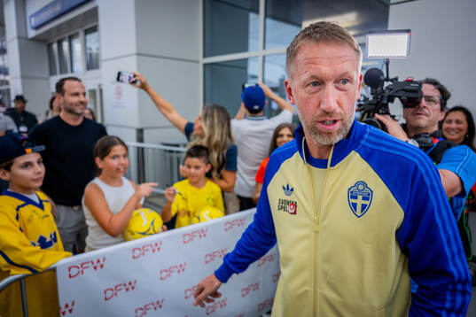 Head coach Graham Potter of the Swedish national football
