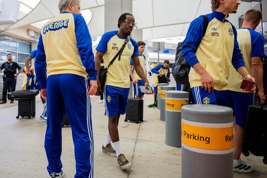 Anthony Elanga of the Swedish national football team