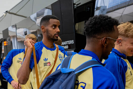 Alexander Isak of the Swedish national football team