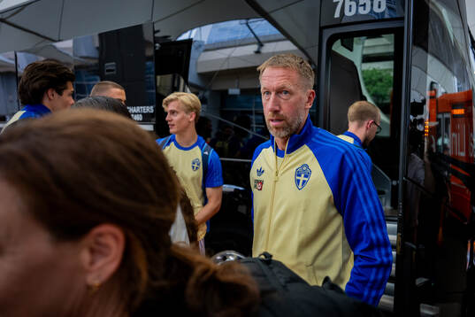 Head coach Graham Potter of the Swedish national football