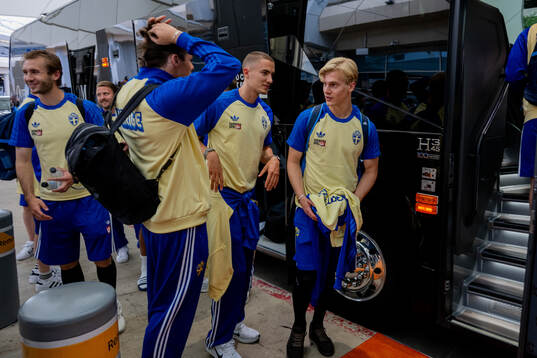 Benjamin Nygren, Gustaf Lagerbielke and Lucas Bergvall of
