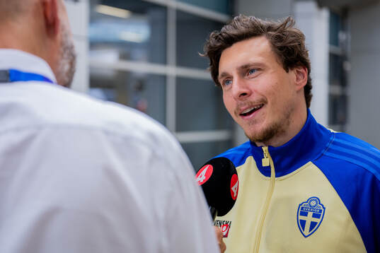 Victor Nilsson Lindelöf of the Swedish national football