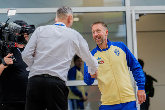 Head coach Graham Potter of the Swedish national football