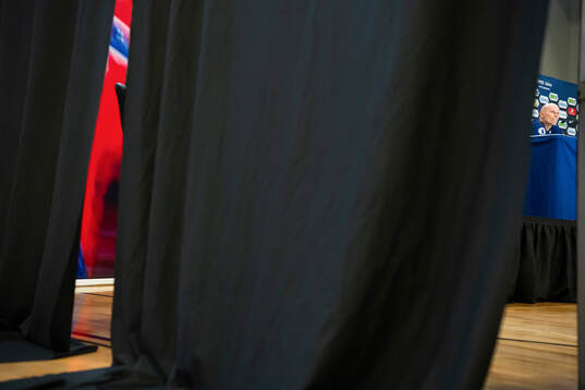 Bläddra bland fler bilder av Football, FIFA World Cup 2026, day -5, Norway, press conference