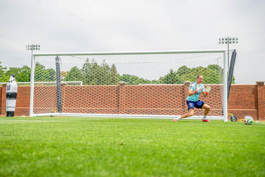 Goalkeeper Ørjan Håskjold Nyland of the Norwegian