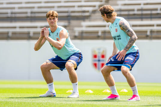 Henrik Falchener and Patrick Berg of the Norwegian national