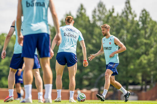 Kristoffer Ajer of the Norwegian national football team at