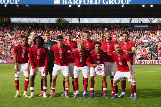 ODENSE, DANMARK - 7. JUNI 2026:  Danmarks startelva