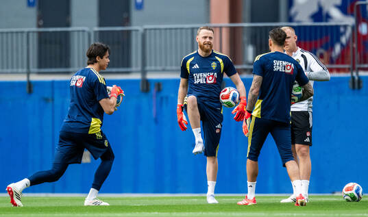 Goalkeeper Jacob Widell Zetterström, goalkeeper Viktor