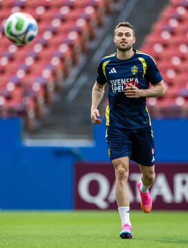 Gabriel Gudmundsson of the Swedish national football team