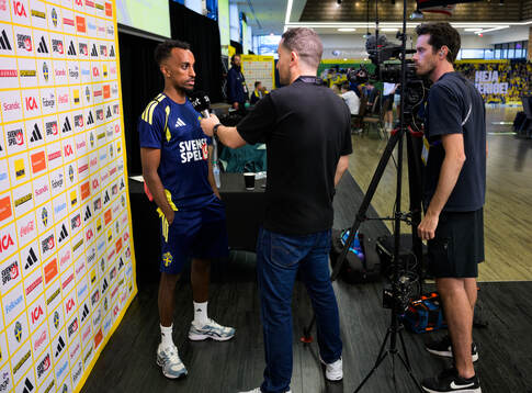 Taha Ali of the Swedish men's national football team