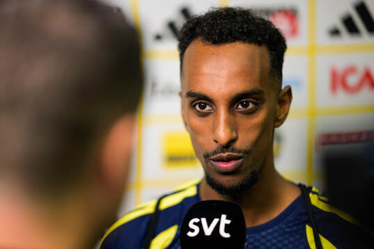 Taha Ali of the Swedish men's national football team