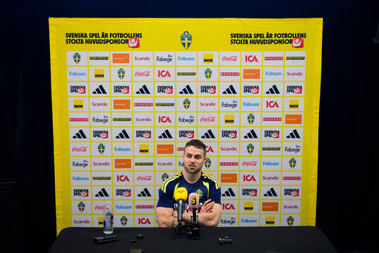 Gabriel Gudmundsson of the Swedish men's national football