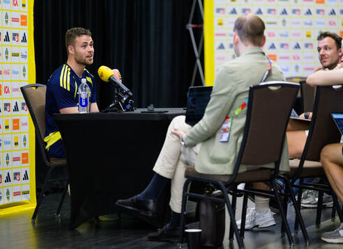 Gabriel Gudmundsson of the Swedish men's national football