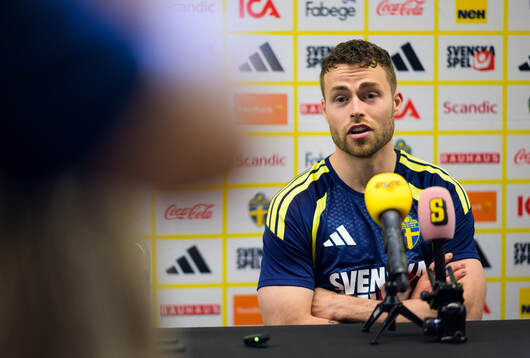 Gabriel Gudmundsson of the Swedish men's national football