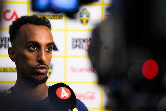Taha Ali of the Swedish men's national football team