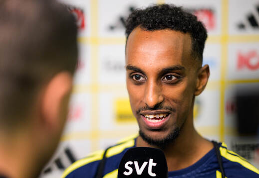 Taha Ali of the Swedish men's national football team