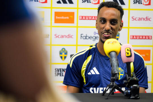 Taha Ali of the Swedish men's national football team