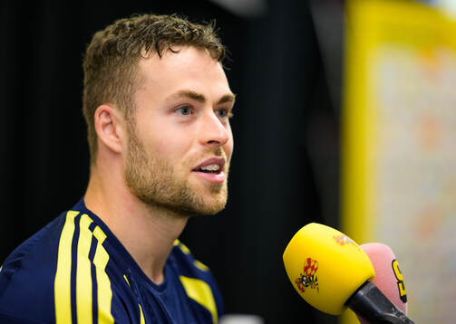 Gabriel Gudmundsson of the Swedish men's national football