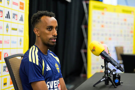 Taha Ali of the Swedish men's national football team