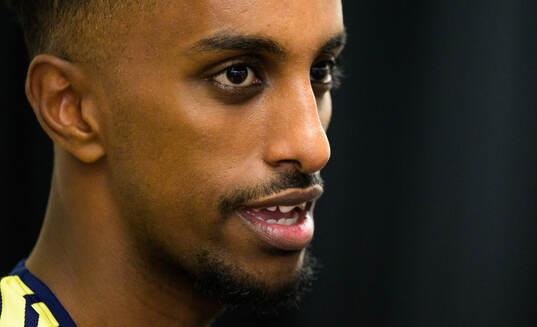 Taha Ali of the Swedish men's national football team
