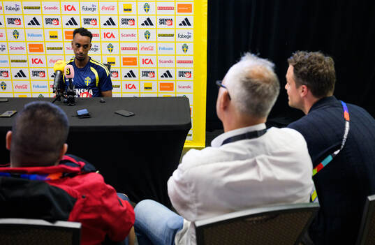 Taha Ali of the Swedish men's national football team