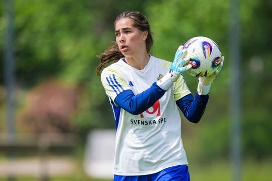Goalkeeper Ebba Steen of Sweden