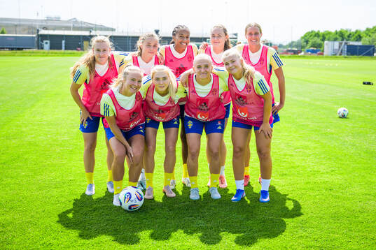 The winning team of Sweden
