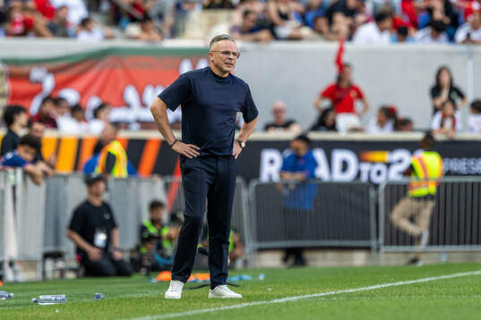 Head coach Mohamed Ouahbi of Morocco