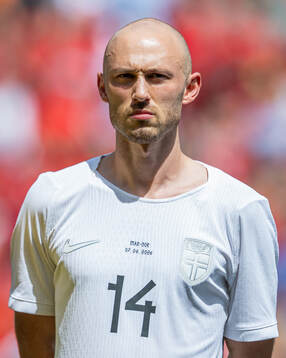 Fredrik Aursnes of Norway line up
