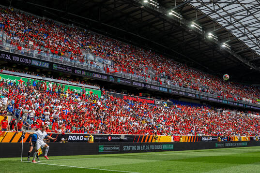 Martin Ødegaard of Norway takes a corner kick