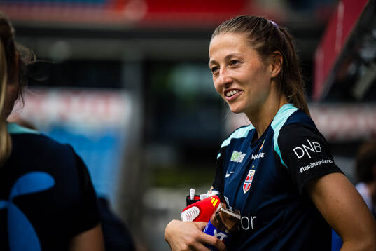 Goalkeeper Cecilie Fiskerstrand of the Norwegian women’s