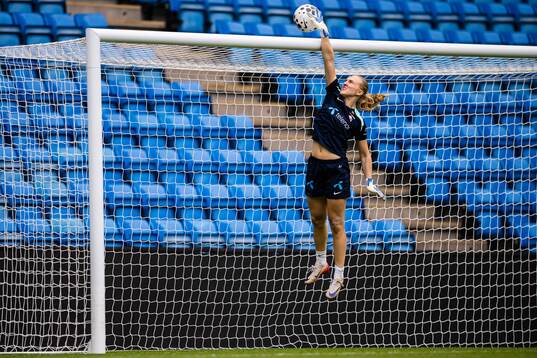 Goalkeeper Sunniva Skoglund of the Norwegian women’s