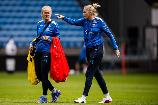 Head coach Gemma Grainger of the Norwegian women’s