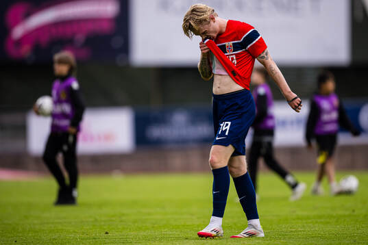 Runar Norheim of Norway looks dejected