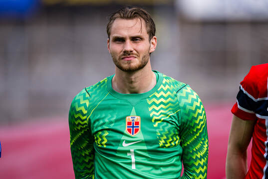Goalkeeper Martin Børsheim of Norway