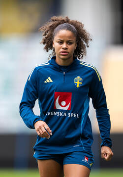 Felicia Schröder of the Swedish women's national football