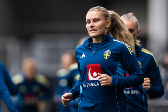 Amanda Nildén of the Swedish women's national football
