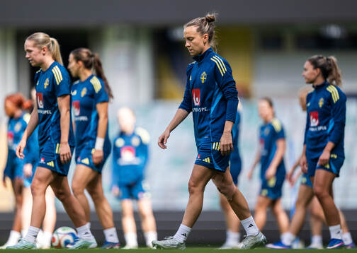 Julia Zigiotti Olme of the Swedish women's national