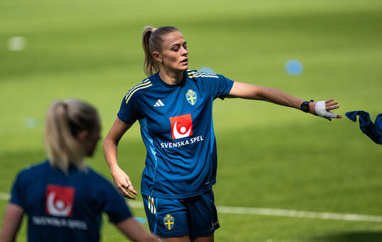 Fridolina Rolfö of the Swedish women's national football