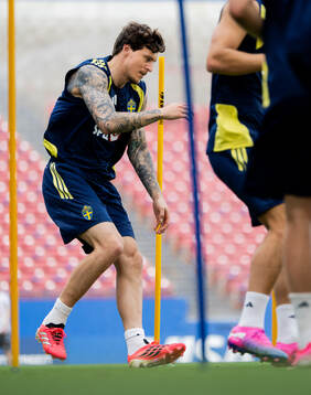 Victor Nilsson Lindelöf of the Swedish national football