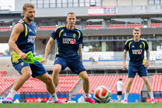 Jesper Karlström and Gustaf Nilsson of the Swedish
