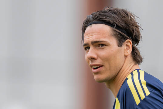 Goalkeeper Jacob Widell Zetterström of the Swedish