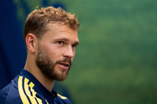 Jesper Karlström of the Swedish men's national football