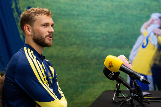 Jesper Karlström of the Swedish men's national football
